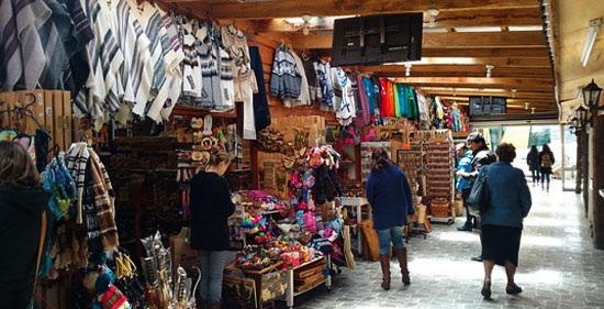 Feria artesanal de Villarrica